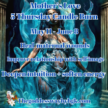 Load image into Gallery viewer, Mother’s Love 5 Thursday Candle Burn
